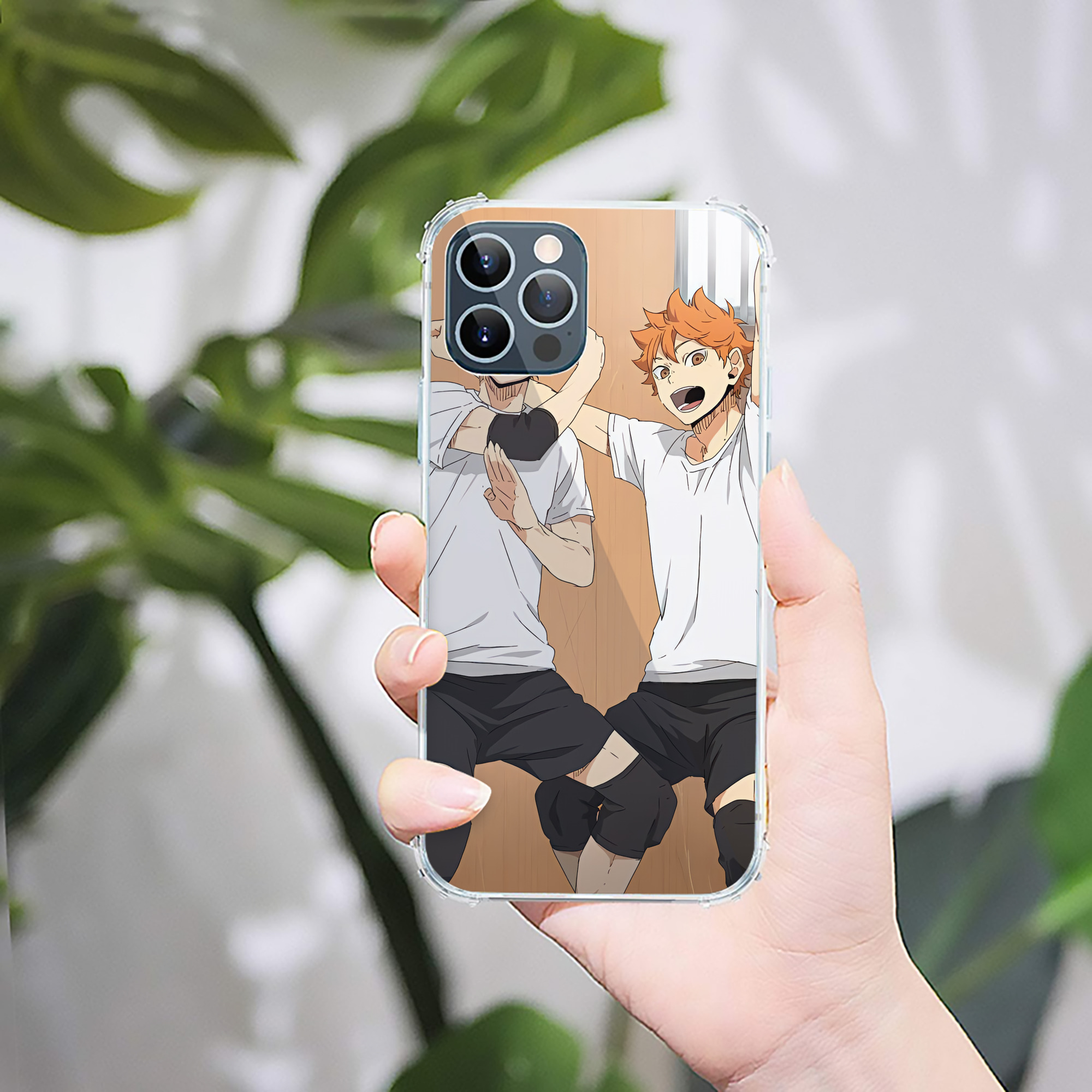 （画像用） ハイキュー!! Haikyu!! 【iPhone 12シリーズ対応】透明スマホケース（クリアソフトケース）